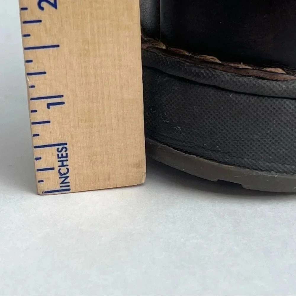 COPY - Born Brown Leather Lace Up Comfort Oxford Shoes Size 11